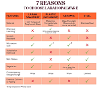 BOROSIL 33 PC D/SET WITH SPOON