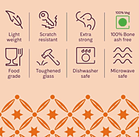 BOROSIL 33 PC D/SET WITH SPOON