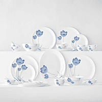 BOROSIL QUARTER PLATE SET 6