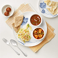 BOROSIL QUARTER PLATE SET 6