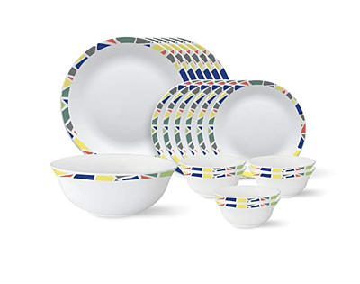 BOROSIL SOUP PLATE SET 2