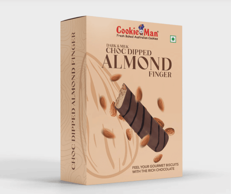 CookieMan Short Bread Dark Choco-200g