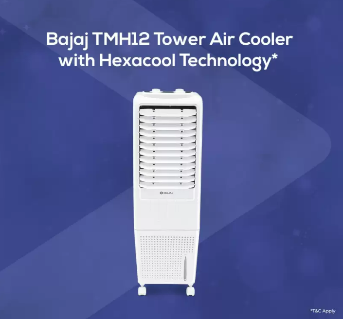 Bajaj TMH12  Tower Air Cooler- 12L