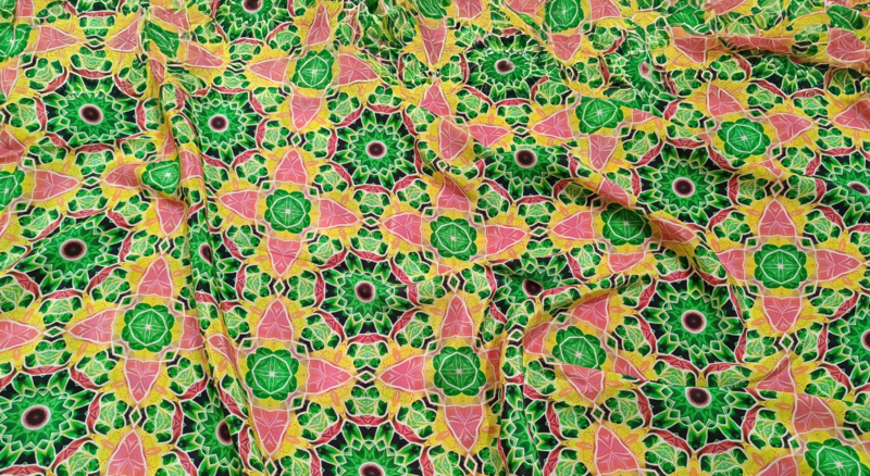 Yellow Mandala Kurti