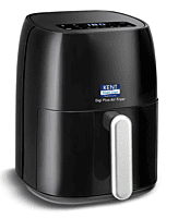 KENT Star Air Fryer | 4 L Capacity | Fry, Grill, Roast, Bake | 80% less oil | 80˚C to 200˚C | 60-minutes timer | Auto shut off | Black