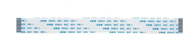 FFC cable 1.25mm pitch 10 pin 150mm length Type A