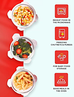 Oliveware pebble Glass Lunch Box