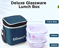 Olive ware Deluxe Glass Lunch Box