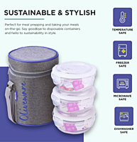 Olive ware Innox Glass Lunch Box