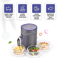 Olive ware Innox Glass Lunch Box