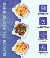 Olive ware Innox Glass Lunch Box