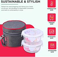 Olive ware Rocky Glass Lunch Box