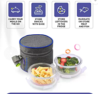 Olive ware Rocky Glass Lunch Box