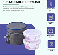 Olive ware Rocky Glass Lunch Box