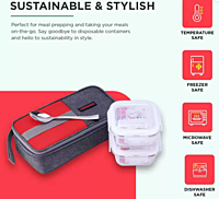 Olive ware Freshco Glass Lunch Box