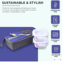 Olive ware Freshco Glass Lunch Box