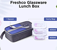 Olive ware Freshco Glass Lunch Box