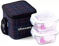 Olive ware Feast Glass Lunch Box