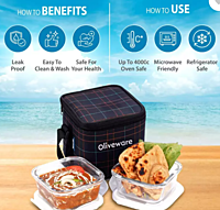 Olive ware Feast Glass Lunch Box