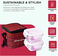 Olive ware Feast Glass Lunch Box