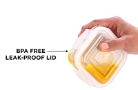 Olive ware Spyker Glass Lunch Box