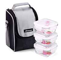 Olive ware Duke Glass Lunch Box