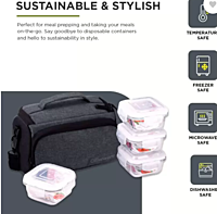 Olive ware Elite Glass Lunch Box