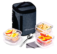 Olive ware Lvi Glass Lunch Box