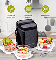 Olive ware Grace Glass Lunch Box