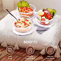 Olive ware Grace Glass Lunch Box