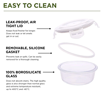 Olive ware pepper Glass Lunch Box