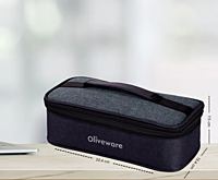 Olive ware pepper Glass Lunch Box