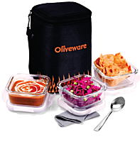 Olive ware Pablo Glass Lunch Box