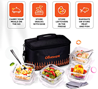 Olive ware Olivia Glass Lunch Box