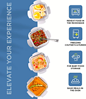 Olive ware Slick Glass Lunch Box