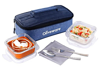 Olive ware Exotica Glass Lunch Box