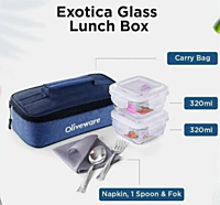 Olive ware Exotica Glass Lunch Box