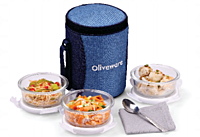 Olive ware Uno Glass Lunch Box