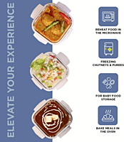 Olive ware Eathen Glass Lunch Box