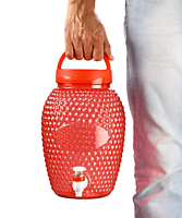 Olive ware Boom Water jug, Capacity- 4 Liter with 4 Glasses