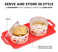 Olive Blossom Serving Tray (2x300ML)