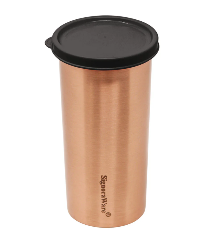 Signora ware Pride Steel Tumbler (Copper Coated) 370 ML
