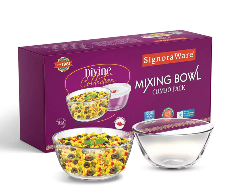 Signora ware Mixing Bowl Combo, 1000ML