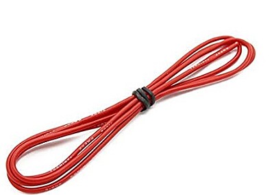 AMASS- SILICONE WIRE-20AWG-RED 1M