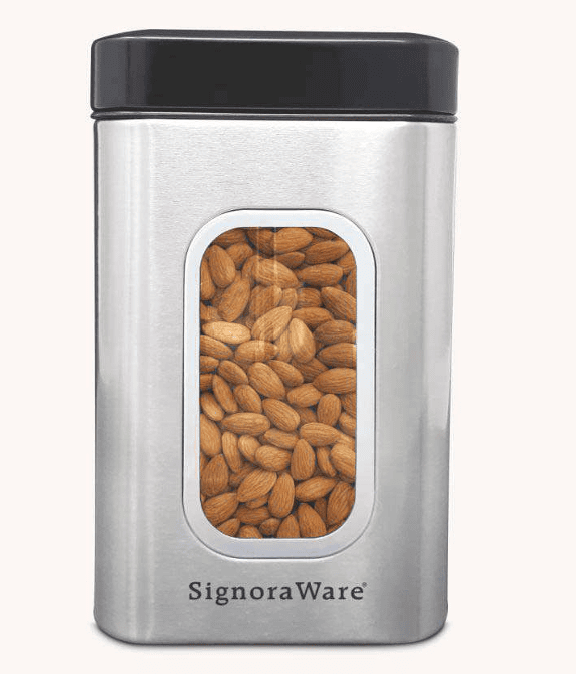 "Signora Ware Modular Steel Container  (Window Square Matt) 1.4 Liters