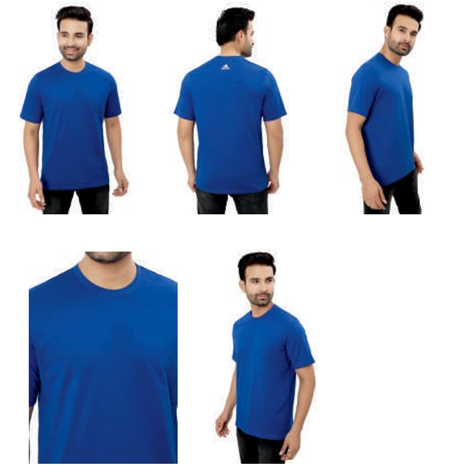 Adidas 100% Cotton  Round Neck Aero Ready T-Shirt