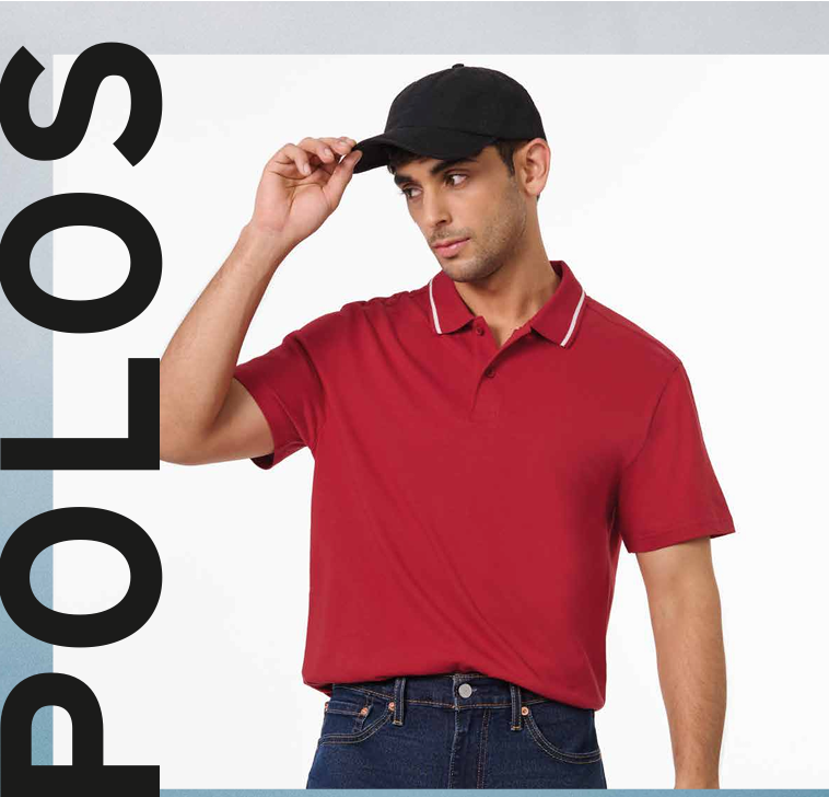 Lives Men's Single Jersey Polo Style