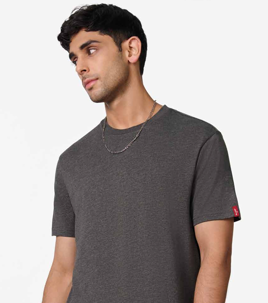 LEVI'S MEN'S SINGLE JERSEY ROUND NECK ,T-SHIRT- STYLE#002BM