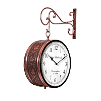 Victorian Elegance: The Double-Sided Birmingham Copper Clock