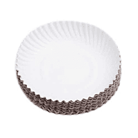 White Paper Round Plate White Paper Round Plate